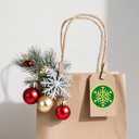 2 x Christmas Stickers for Envelope Seals Cards Making Crafts 2 Inch Round Happy Holiday Christmas Label Card Vinyl Stickers for Mailing Baked Goods Gifts Decorative Bag (deer168)