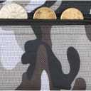 Kids Wallet for Boys Girls Teens Trifold, Canvas Toddler Wallet for Boys, Cute Zipper Wallets Youth with Coin Pocket and Card Holders, Novelty Wallets for Childrens Birthday Gifts (Camo grey02 suit)