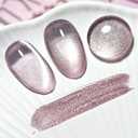 7 x JODSONE 16.5ml Cat Eye Gel Nail Polish Pink Purple Glitter Magnetic Reflective Translucent at Home Salon Design Need U V Curing