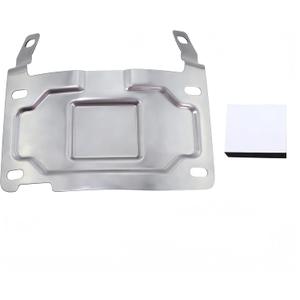 License Plate Relocation Bracket For Harley-Davidson | Fits 1986-2023 Harley Electra Glide/Road King/Softail/Touring | Silver Aluminum | Rear Lower Position | Custom Style