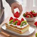 3D Strawberry Silicone Mold, 4 Cavity Strawberry Fondant Chocolate Molds Fruit Theme Baking Tools for Birthday Cake Decoration Cupcake Handmade Soap Ice Cream Candy Clay DIY Crafts