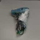 Conair Cord-Keeper Dryer with Folding Handle and Retractable Cord, 1875W Travel Hair Dryer, Ionic Technology, Teal