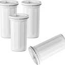 Upgraded Water Filter Replacement Fit for New Culligan Pitcher and Dispenser ZEROF01 Water Filter, 0 TDS, Reduce Lead, Mercury, Chlorine and Contaminants by DRINKCLEAR, 4 Pack