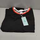 WIHOLL 2 Piece Lounge Sets for Women Long Sleeve Tops Wide Leg Sweatpants Sweatsuits with Pockets (XX-Large, Black)