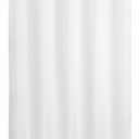 No Hook Long Shower Curtain or Liner Soft Microfiber - 78" Length Fabric Shower Curtain Liner Set, Machine Washable & Water Repellent, White, 71x80