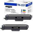 2 Black Toner Compatible With Brother TN227 MFC-L3710CW HL-L3210CW HL-L3270CDW