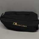 MOON LENCE Folding Portable High Back Camping Chairs for Adults, Adjustable Oversize Lightweight for Beach Hunting Hiking Backpacking (Black with Anti-Sinking Feet)