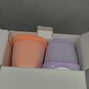 Premium Ice Cream Containers (2 Pack - 1.5 Quart Each) Reusable Freezer Storage Tubs with Lids for Ice Cream, Sorbet and Gelato! (Purple + Orange)