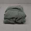 Bedsure 100% Cotton Muslin Throw Blanket Large 50x70 Inches - 4-Layer Breathable and Lightweight Thin Soft Summer Gauze Muslin Blankets for Adults, Sage Green, Boho Cotton Throw for Couch