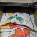 Anibedding Quilt Set Queen Size, Yellow Floral Reversible Bedspread Soft Microfiber Lightweight Queen Size Quilt Bedding Sets Reversible Coverlet for All Season(Queen, 96"x90")