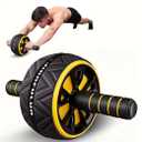 Ab Roller Wheel - Core & Chest Muscle Training Wheel, Abs Workout Equipment, Fitness Equipment for Home Gym, Wider Ab Machine with Knee Pad Accessories