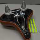 Wide Bike Seat for Men Women Comfort, Large Soft Padded Bicycle Seat Cushion, Oversized Comfortable Replacement Saddle for Beach Cruiser, City Bike, MTB, Ebike, Scooter, Stationary Exercise Bike (C1 Brown)