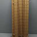 LazBlinds No Tools No Drill Cordless Bamboo Roman Shades, Light Filtering Window Treatment, Roll Up Bamboo Blinds for Windows 35'' W x 64'' H, Brown