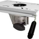 Aluminum Boat Seat Pedestal (Fore & AFT Seat Slide with Locking Seat Mount)Suitable for Fit 2-7/8 Inch Diameter Pedestal Post