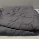 Topcee Weighted Blanket for Adults (20 lbs, 60" x 80") Queen Size Soft Cooling Heavy Blanket Sleeping, Apply to 190-210 lbs Body, Thick Breathable Blanket with Glass Bead, Easy Care (00-dark Grey)