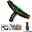 1.25 Inch Vacuum Brush Attachment Kit Compatible with Vacuums Hose 1-1/4 Inch - 1.25 Inch Shop Vac Accessories: Horse Hair Dust Brush, Vacuum Extension Wand and More (2 Pack)