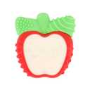 Infantino Lil' Nibblers Vibrating Apple Teether -Sensory Exploration and Teething Relief with Soothing Vibrations and Textures, Red Apple
