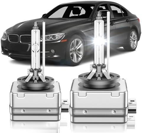 SENROBO Fit for BMW 2007-2016 320i 328i 335i Xdrive GT E90 E92 E93 2014-2016 428i 435i 2017-2019 430i 440i D1S HID Xenon Headlight Bulbs, 750li 760li High Low Beam Bulb, 6000K Cool White, Pack of Only1