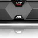 Edifier MG300 Computer Sound Bar: Loud Speakers with Deep Bass - Switch RGB Built-in Microphone for Gaming Speakers Wireless Bluetooth 5.3 & USB Adapter PC Sound Bar for Desktop, Black