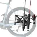 Aventik Bike Fishing Rod Holder for Bike Hold 2 Rods Easy to Mount Secure Stable Fishing Pole Holders