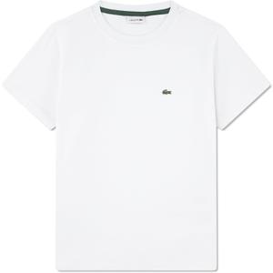 Lacoste Boys' Jersey T-Shirt (White, XL)