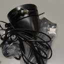 28 Inch Plug-In Outdoor Ceiling Fan with Lights and Remote, LED Gazebo Hanging Fan with Hook, 3CCT 3000K-6500K Dimmable Gazebo Fan, 6-Speed Quiet Ceiling Fan with Timer for Patio, Porch, Garage, Black