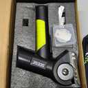 Rechargeable Cordless Electric Scissors: Electric Cardboard Box Cutter with 2 Safety Blades & Storage Pouch - Cuts Cardboard, Leather, Fabric, and Plastic