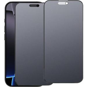 2 Pack Matte Privacy Tempered Glass for iPhone 16 Pro Max Anti-glare Anti-spy Screen Protector Film 6.9 inch