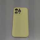 Vooii Compatible with iPhone 16 Pro Max Case, Liquid Silicone Upgrade [Camera Protection] [Soft Anti-Scratch Microfiber Lining] Shockproof Phone Case for iPhone 16 Pro Max 6.9 inch - Creamy Yellow