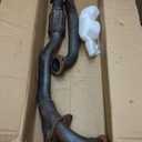 VIMLUK Exhaust Y Pipe for Ford Explorer 2011-2019 3.5L Non Turbo - 409 Stainless Steel Front Flex Pipe with Gaskets and Clamps | Direct Fit Replacement Part 1:1 OEM Match OE# BB5Z5G274A (VK-F55661)