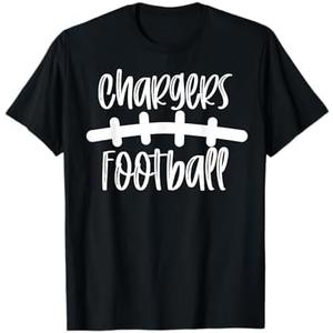 Chargers Football School Spirit Team Mascot Game Night T-Shirt Size 3XL