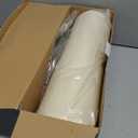 Wellmet CreamWhite 14"x14"x17" inches Lampshade, Required Assembly for Table Lamp, Bedside Lamp, Floor Lamp, Fabric Drum Lampshade Classic Modern Style, Metal Spider Fitter