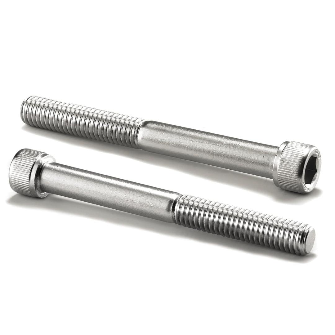 1/4-20 x 3-1/2" Socket Head Cap Screws Bolts, 20Pcs 304 Stainless Steel 18-8, Allen Socket Hex Drive, Partially Threaded, Bright Finish by SG TZH(with Hex Spanner)