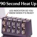 Remington Pro Hair Setter Hot Rollers, Curlers With Thermaluxe Advanced Thermal Technology