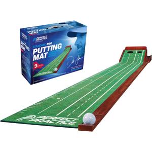 Perfect Practice Putting Mat Indoor Putting Green for Home & Office Golf Training Aid for Putting Practice Premium Golf Putting Mat with Realistic Turf Golf Gifts for Men