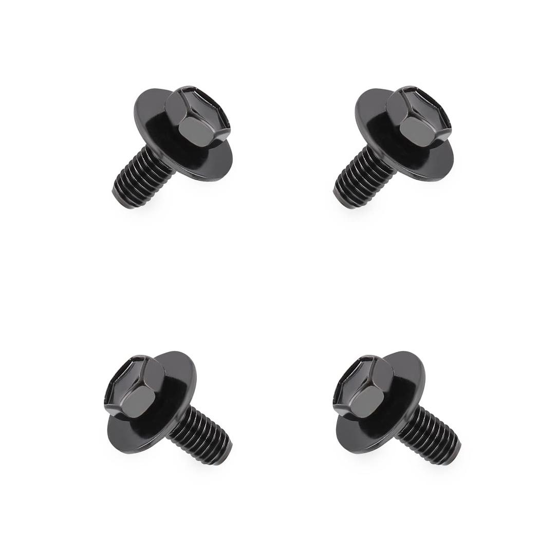 4PCS 12mm Top Front Skid Plate Bolts and Gasket Compatible with T-oyota Tacoma 4Runner FJ Tundra Land Cruiser 2013-2020