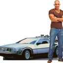 Cardboard People Delorean Life Size Cardboard Cutout Standup - Back to The Future (1985 Film), One Size