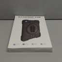 Waterproof Case for iPad 11th(A16) 2025&10th 2022 10.9", IP68 Waterproof, Full-Body Shockproof, Built-in Screen Protector, 360 Rotating Kickstand with Adjustable Shoulder Strap, Black