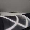 Basketball Rug for Boys Bedroom - Black Basketball Area Rug Basketball Decor Floor Kids Room Carpet Fun Sport Basketball Rug Printed White Ball Playroom Mat, 3'4'