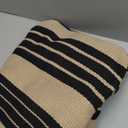 OJIA Outdoor Area Rugs 4'x6', Black and Tan Outdoor Rug Machine Washable Patio Rugs Cotton Hand Woven Entryway Rug Indoor Rugs for Bedroom/Porch/Deck/Backyard/Camping/Living Room