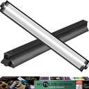T5 HO UVB Lighting Combo Kit, Reptile Light Fixture with Fluorescent Light Bulbs, Tropical Light for Reptiles and Amphibians, Basking Light for Bearded Dragon, High Output Natural Light (39W 10.0 UVB)