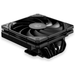 ID-COOLING IS-67-XT Black 67mm Height Low Profile CPU Cooler 6 Heatpipes CPU Air Cooler for HTPCs, ITX, and Small Form Factor Builds, 120x15mm Slim Fan, Support Intel LGA1700/1200/115X, AMD AM5/AM4