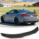 Rear Spoiler Wing Fit for BMW F32 4 Series 428i/ 430i/ 435i/ 440i/ M4 2-Door Coupe 2014-2020, Carbon Fiber Look PSM Style Duckbill Decklid Lip Exterior Accessories