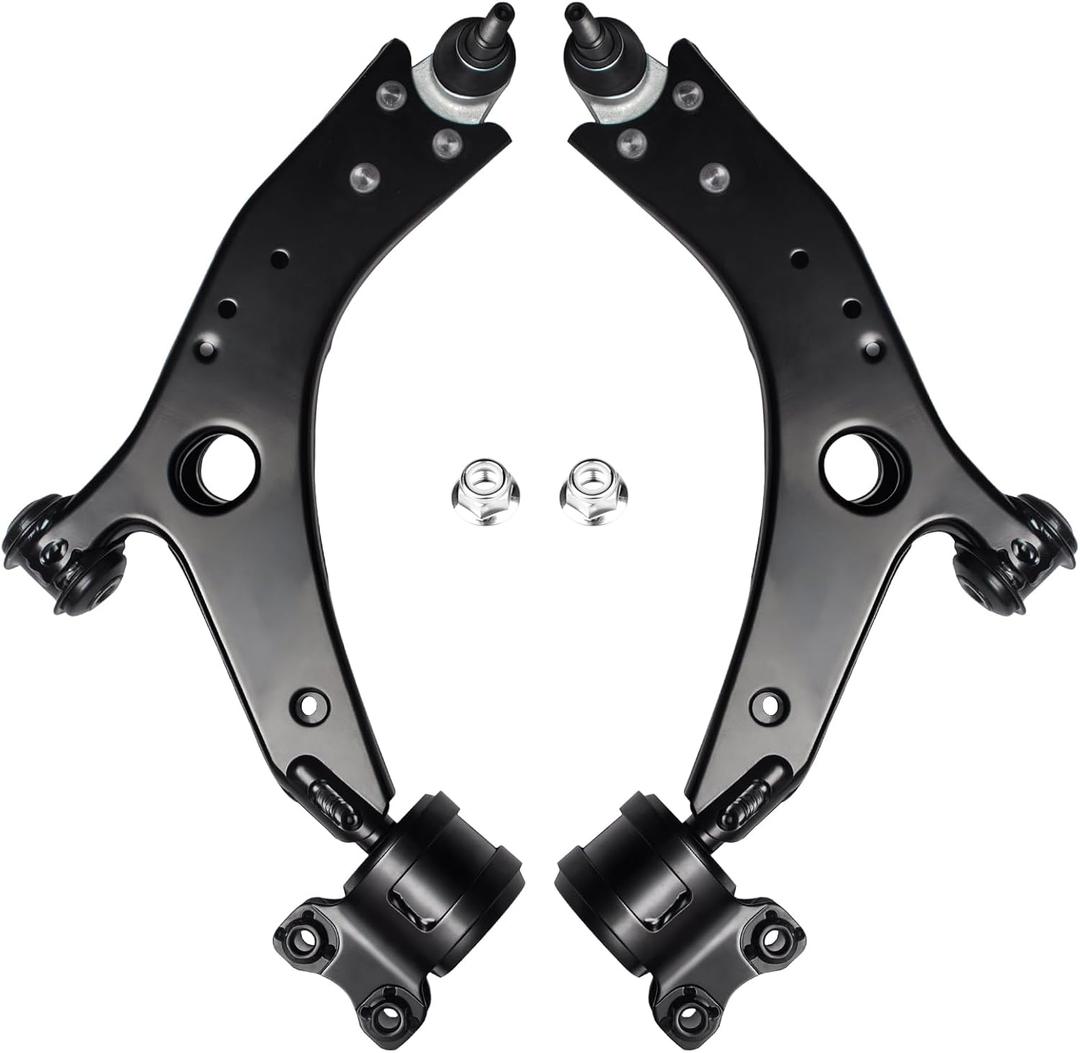 Front Lower Control Arm and Ball Joint Assembly Compatible Volvo C30 C70 S40 V50 Driver Passenger Side AUQDD 2PCS K620598 K620599 Left Right Professional Suspension