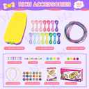 Christmas Gift for Girl 7 8 9 11 12 Year Old, Friendship Bracelet Making Kit Toys, Arts and Crafts for Kids Age 8-12,Thanksgiving Day Birthday Present Top Popular DIY Jewelry Bracelet String Maker