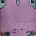 KROSER Carry On Underseat Multi-functional, 16-inch Underseater Lightweight Overnight Suitcase for Women, Burgundy, 12 x 7 x 16 inches