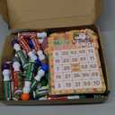 192 Pack Christmas Bingo Game and 0.5 oz Dot Daubers Set Includes 144 Bingo 