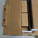 KAMANINA 2 Pack Curtain Rods 32 to 58 Inches (2.6-4.8ft), 3/4 Inch Curtain Rods for Windows Splicing Adjustable Single Drapery Rod with Twisted Cage Finial, for Indoor and Outdoor, Bronze