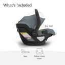 UPPAbaby Mesa V3 Infant Car Seat - Easy Installation + SmartSecure Technology - Attaches to Stroller | Base + Infant Insert Included - Callum (Stone Blue), Manufactured date: 03/11/2026