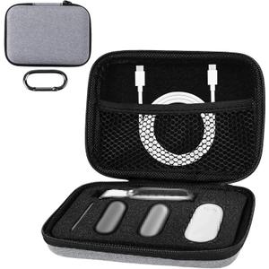 Hard Case Compatible with PLAUD NotePin AI Voice Recorder, (Case Only) White Elephant Gift for Christmas Stocking Stuffers, Portable Protective Travel Storage Bag with Handle and Custom Foam Insert